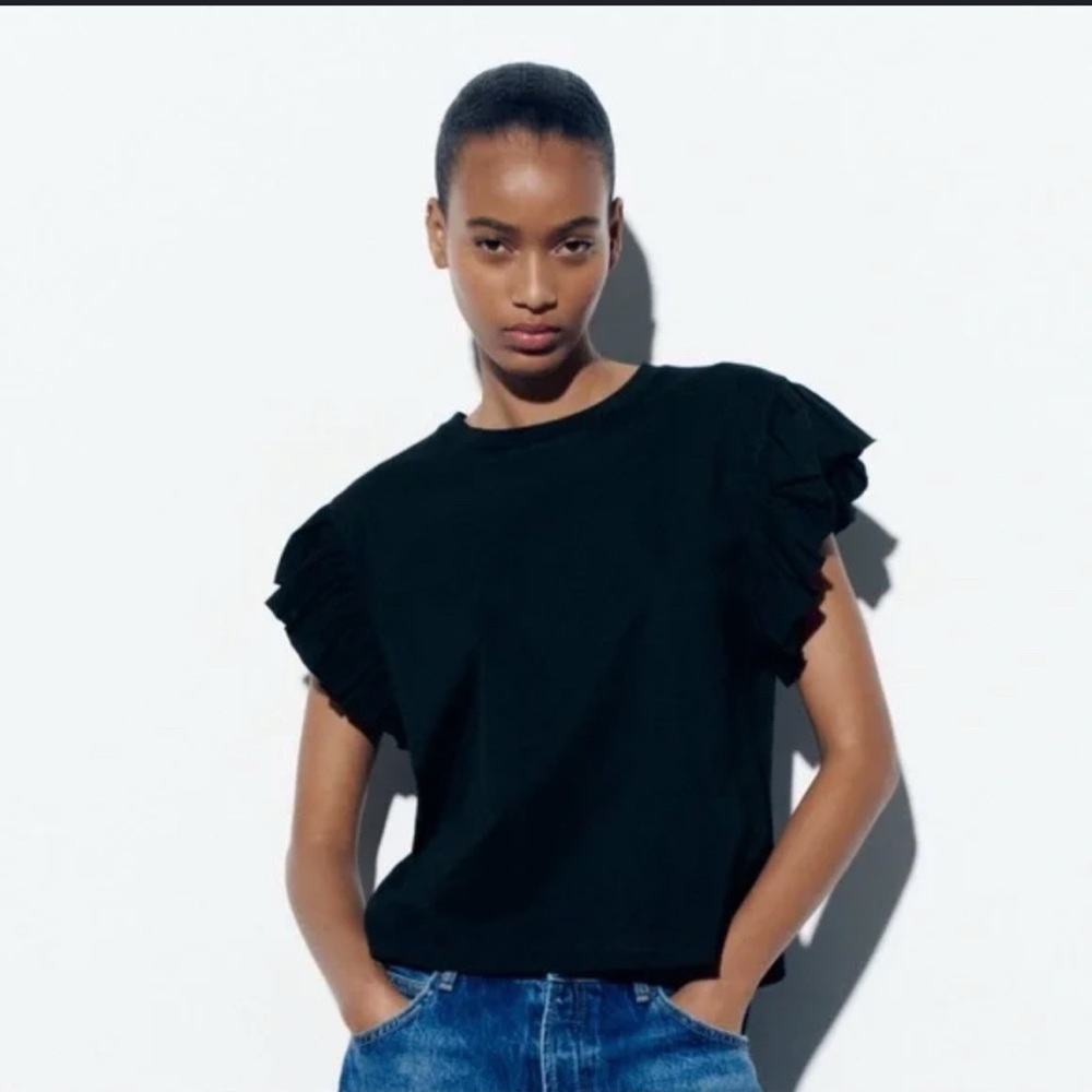 Zara Ruffle Blouse!